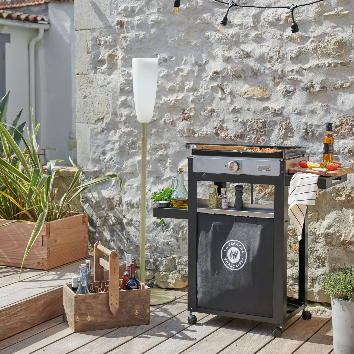 PARANOCTA Kit lampadaire sans fil