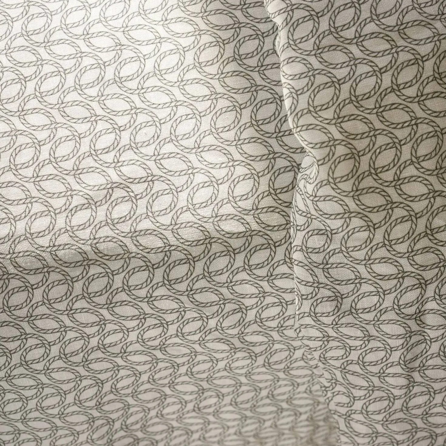 Parure de lit coton lin Néo classique