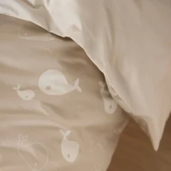 Parure de lit coton P'tite Baleine