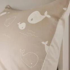 Parure de lit coton P'tite Baleine
