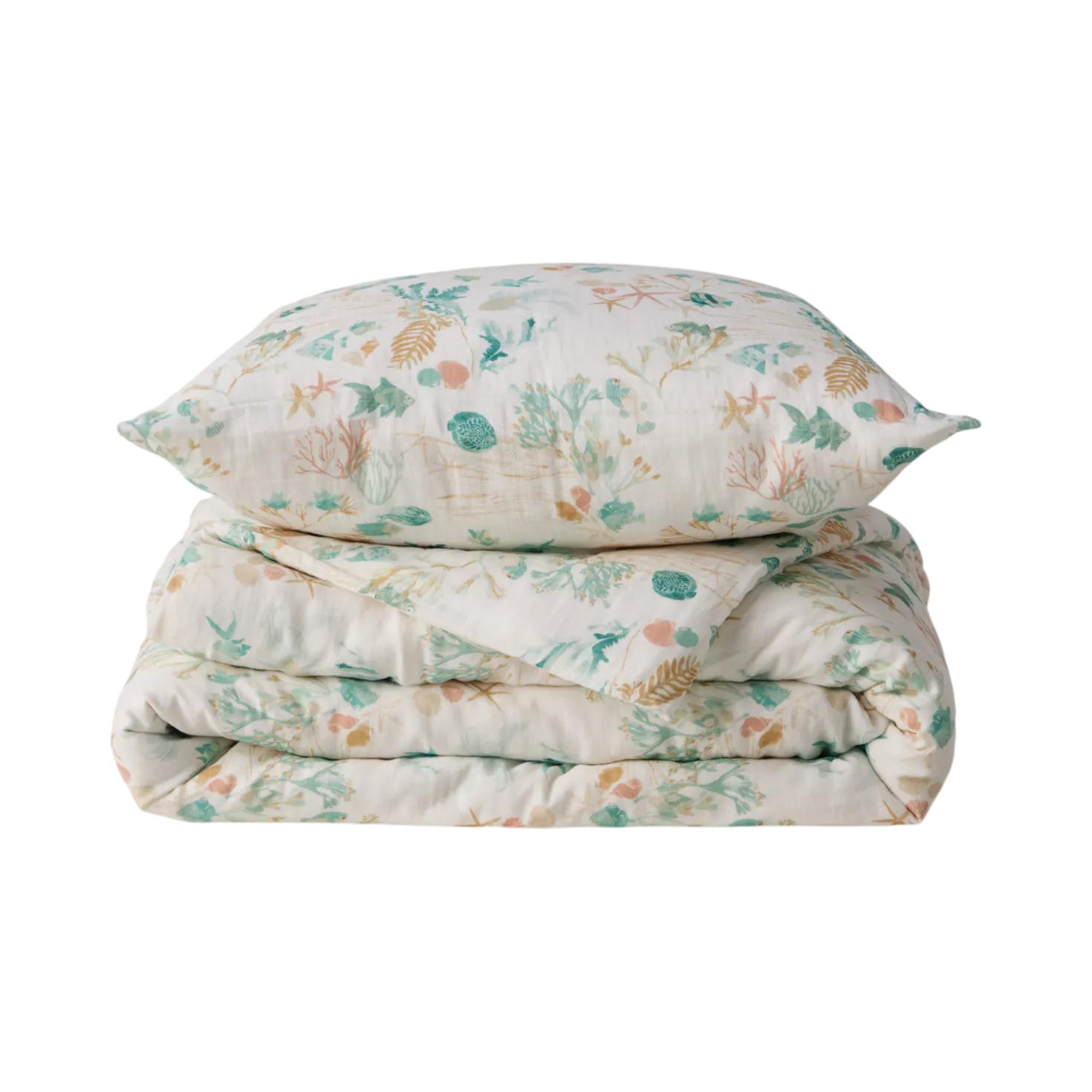 Parure de lit enfant gaze de coton Chansons d'eaux douces