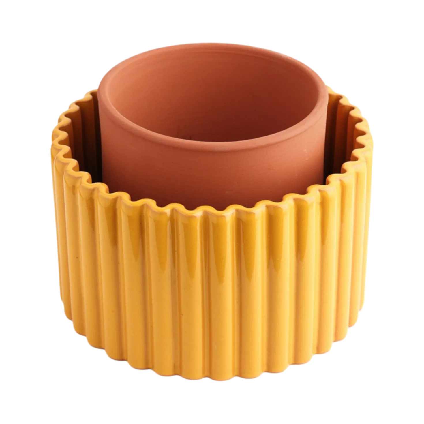 PEPIN Pot autonome Paula - Jaune moutarde