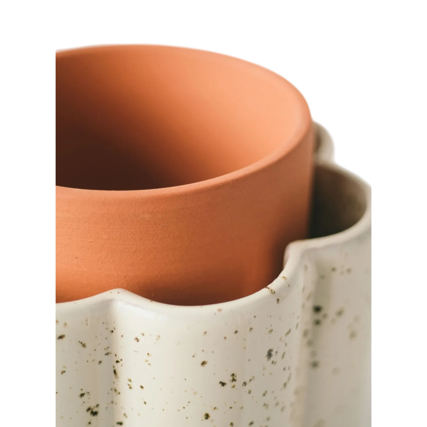 PEPIN Pot autonome Paulita - Blanc grainé