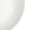 PILLIVUYT Lot de 6 Assiettes creuses en porcelaine D20cm Plissé