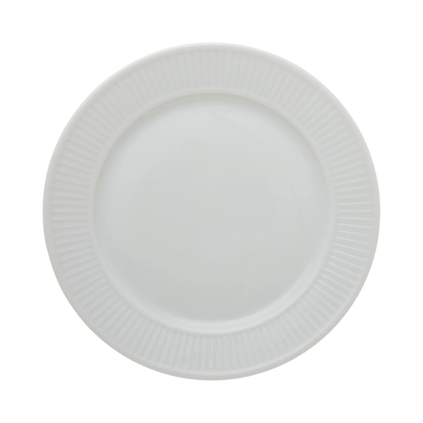 PILLIVUYT Lot de 6 Assiettes plates en porcelaine D26cmPlissé