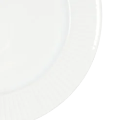 PILLIVUYT Lot de 6 Assiettes plates en porcelaine D26cmPlissé