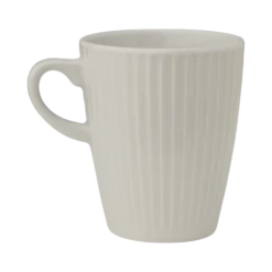 PILLIVUYT Lot de 2 Mugs en porcelaine Plissé