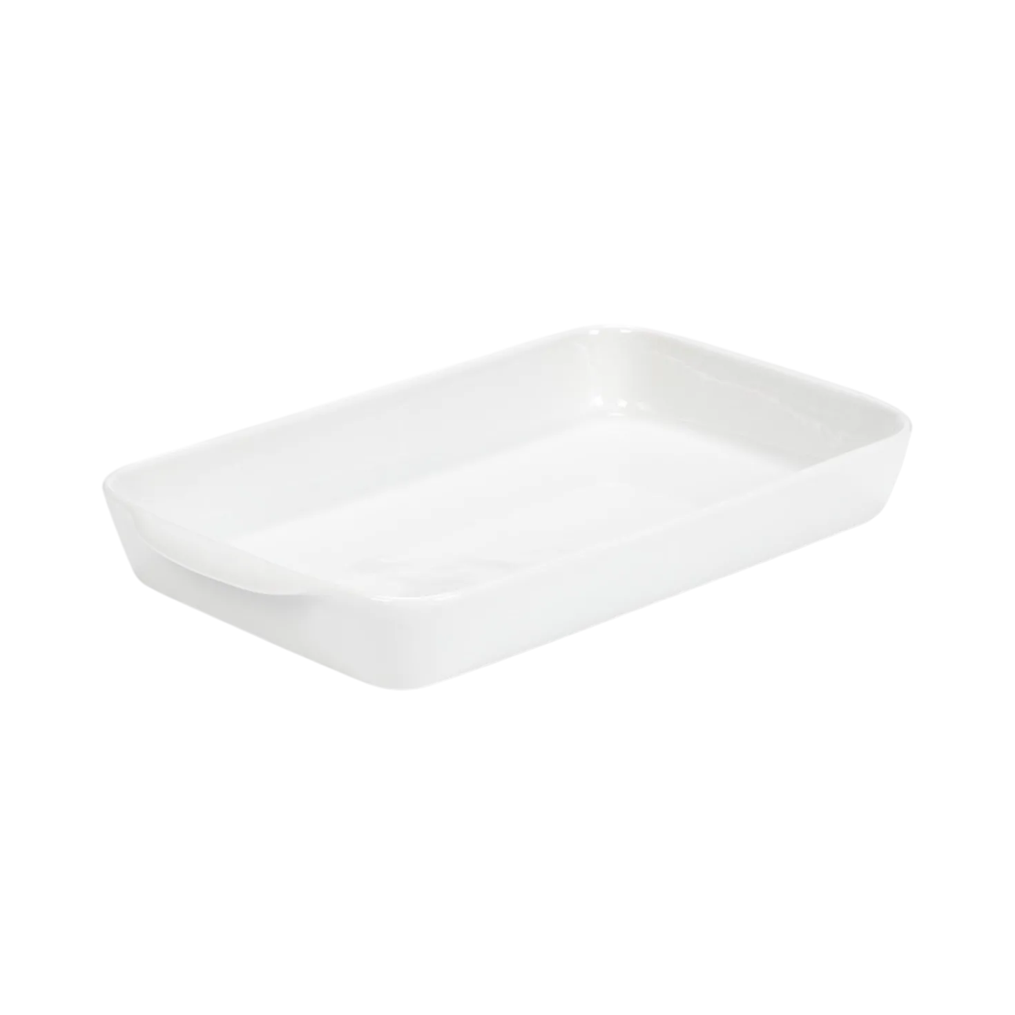 PILLIVUYT Plat à rôtir rectangulaire en porcelaine 40 cm