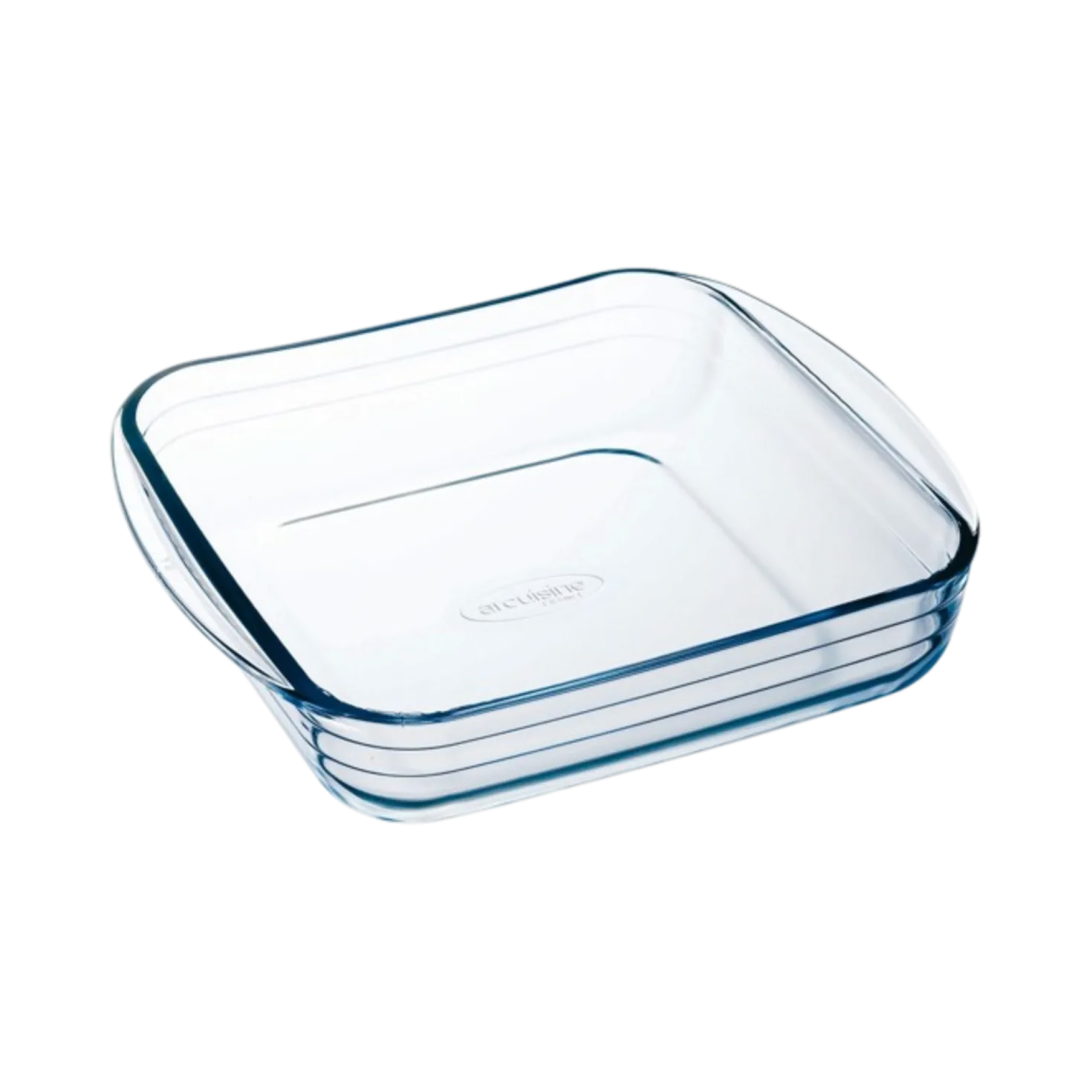 Plat à four carré en verre 21 cm