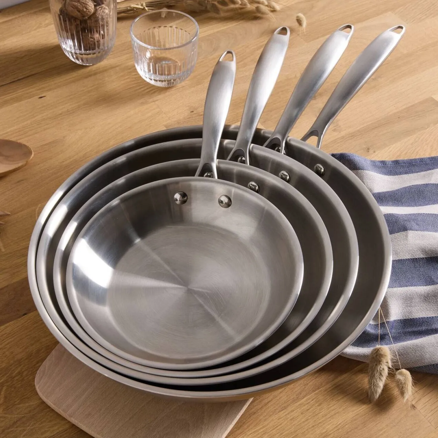 Poêle inox triply Charlize