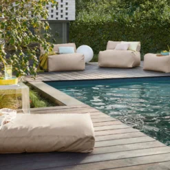Pouf Bain de soleil Recyclé Heva