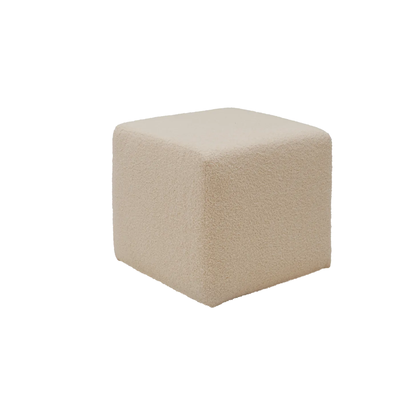 Pouf bouclette carré Ome