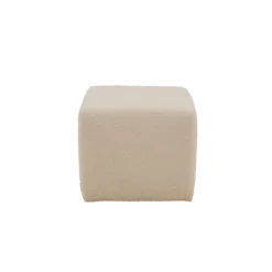 Pouf bouclette carré Ome