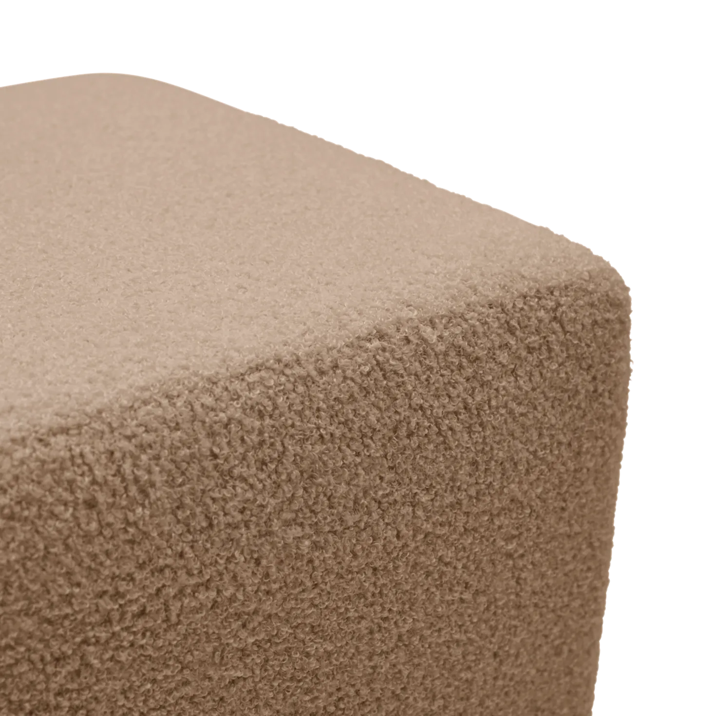 Pouf bouclette carré Ome
