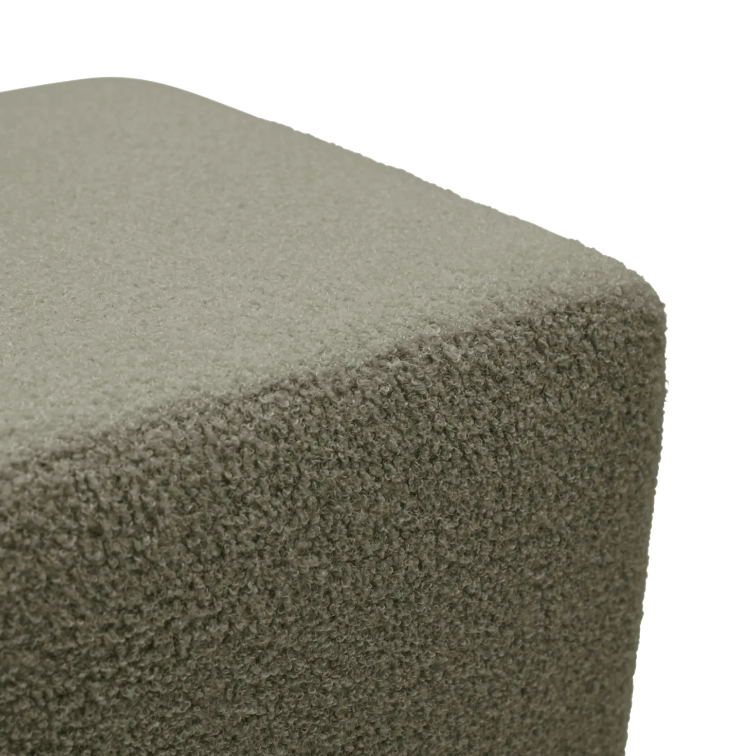 Pouf bouclette carré Ome