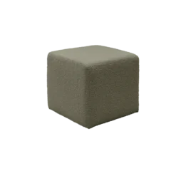 Pouf bouclette carré Ome