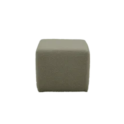 Pouf bouclette carré Ome