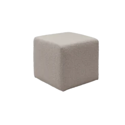Pouf bouclette carré Ome