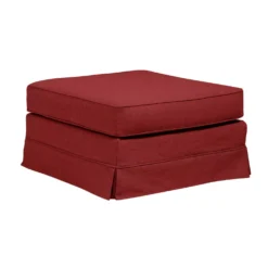 Pouf carré tissu déhoussable Naxos