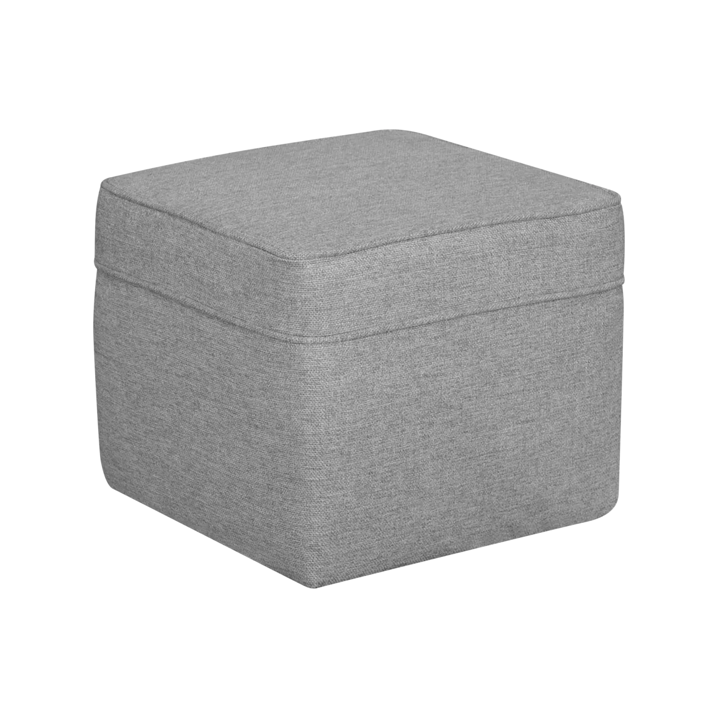 Pouf carré tissu Ondine