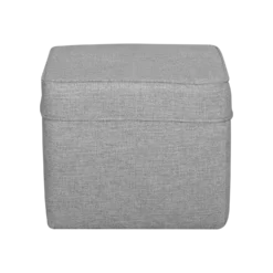 Pouf carré tissu Ondine
