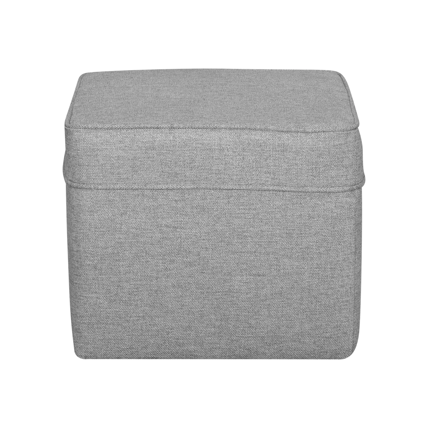 Pouf carré tissu Ondine