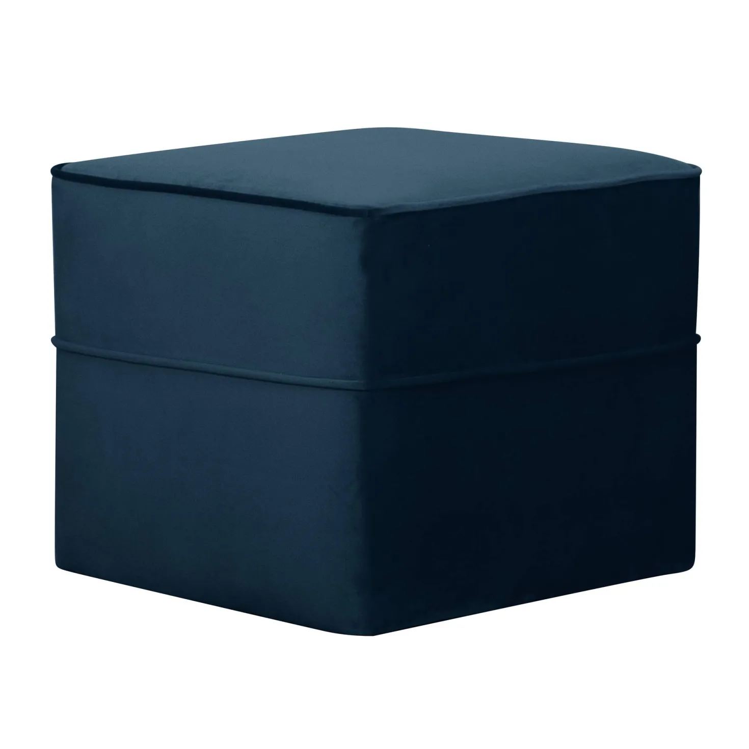 Pouf carré velours Oscar
