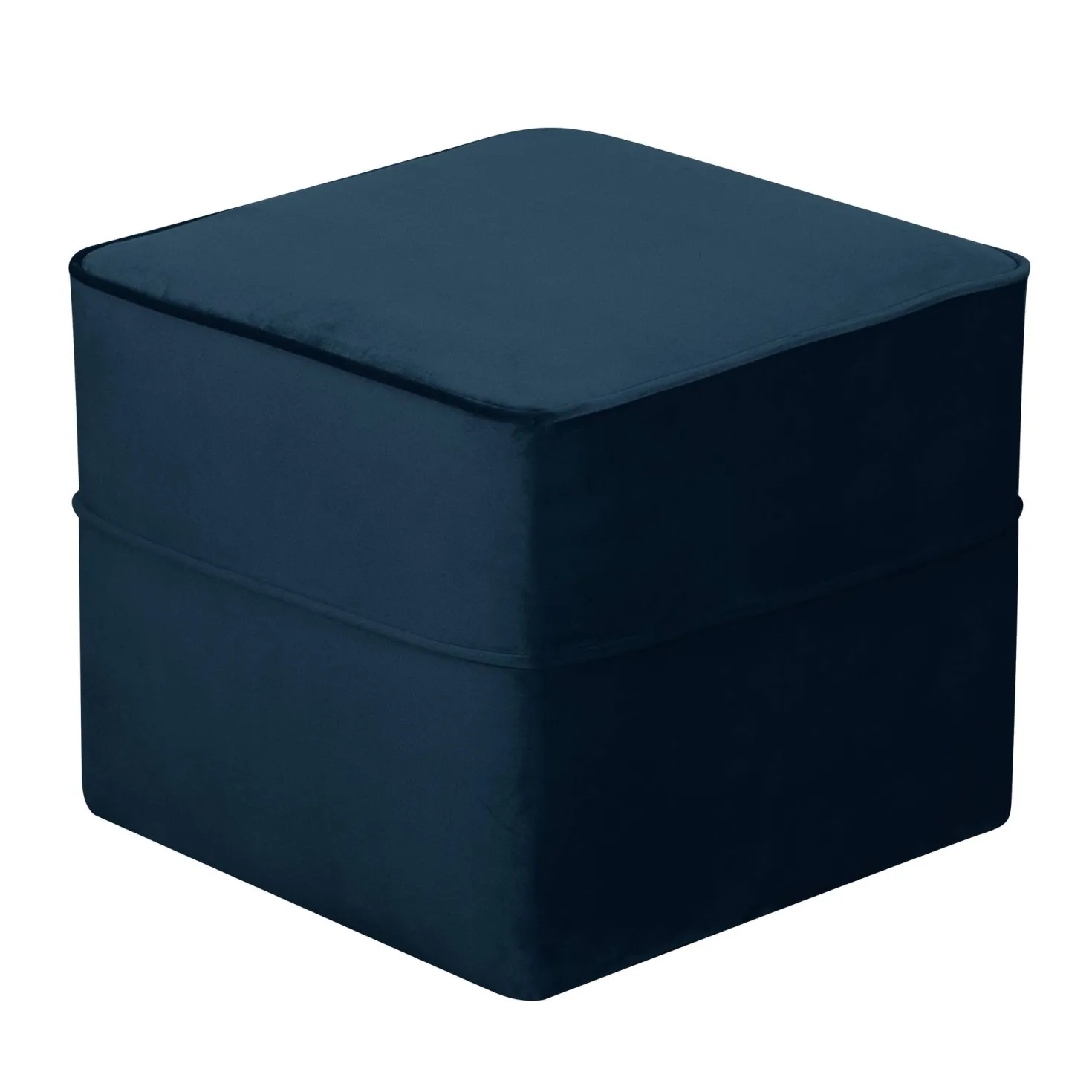 Pouf carré velours Oscar