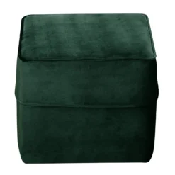 Pouf carré velours Oscar