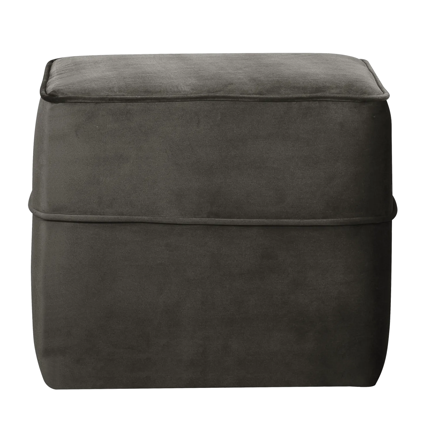 Pouf carré velours Oscar