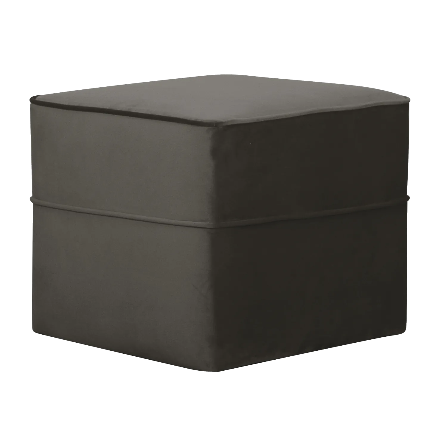 Pouf carré velours Oscar