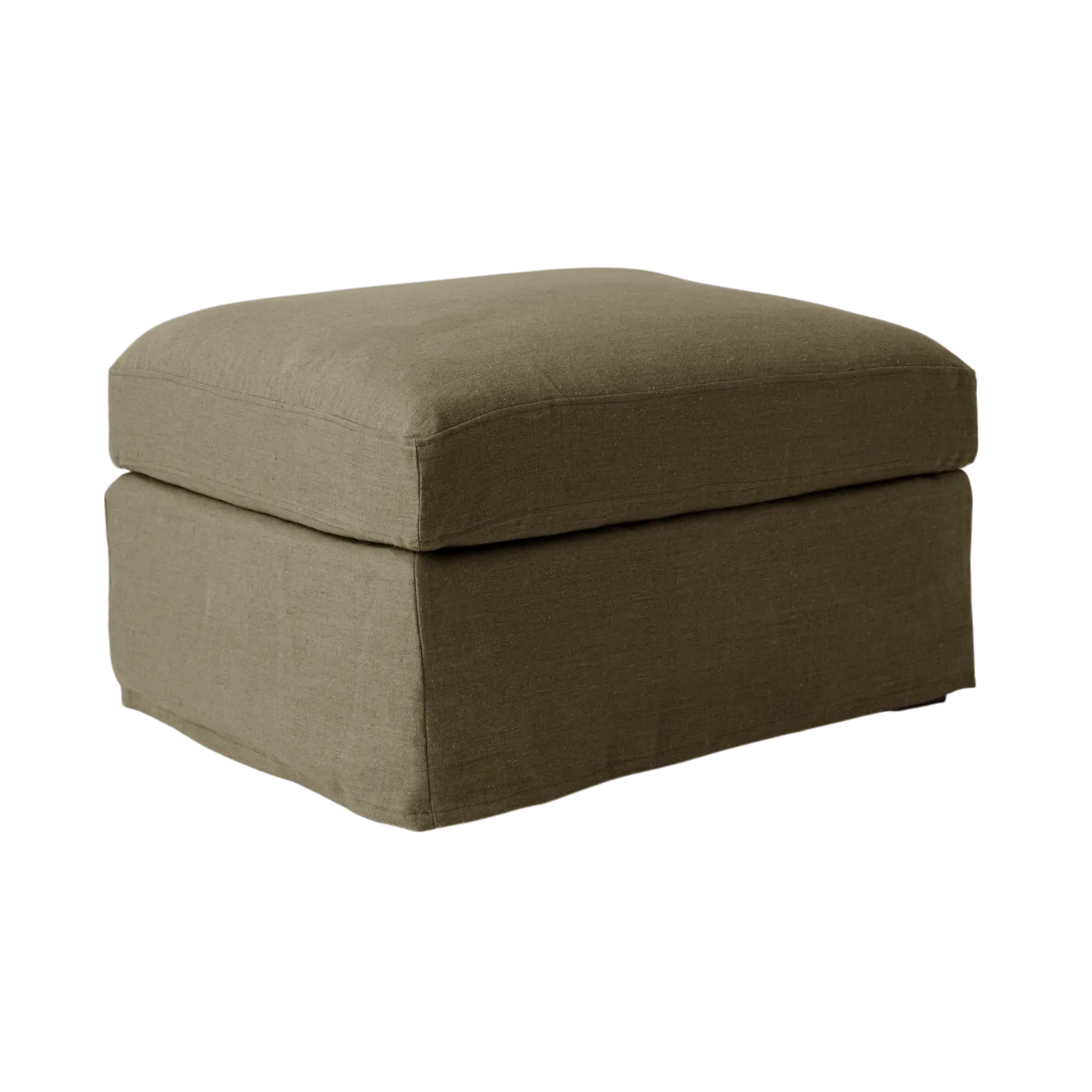 Pouf lin déhoussable Moëze