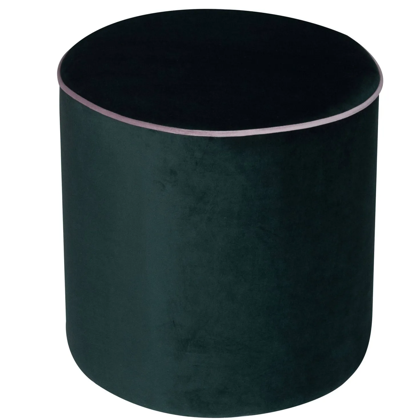 Pouf rond velours Léo
