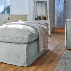 Pouf tissu déhoussable Pablo