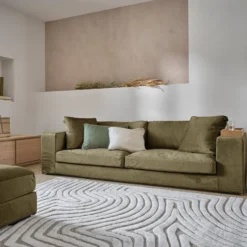 Pouf velours Maé