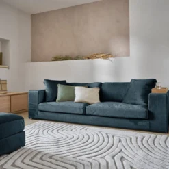 Pouf velours Maé