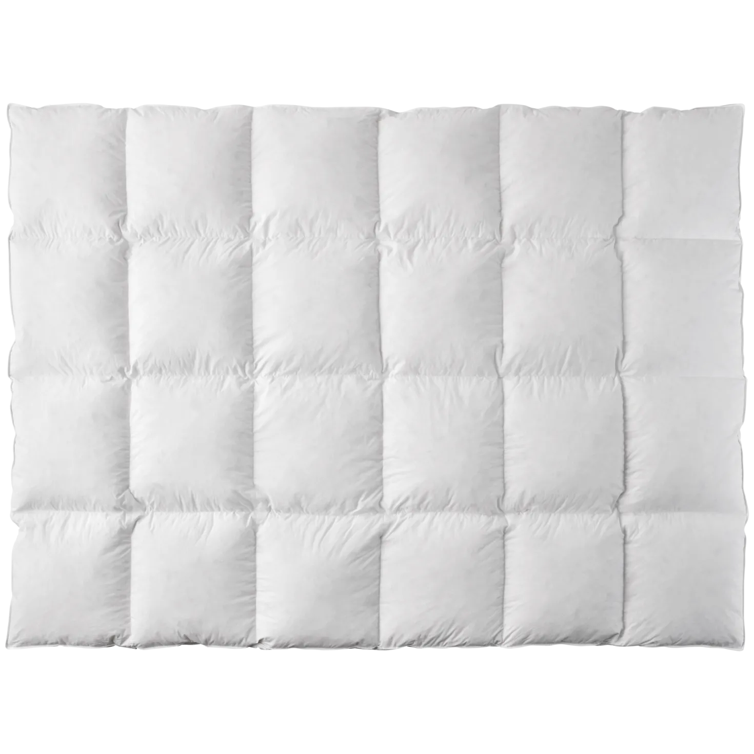 Surmatelas 90% plumettes de Canard et enveloppe coton percale Cali