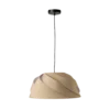 Suspension tissu torsadée beige Samantha