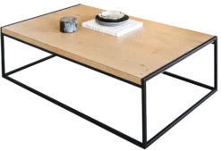 Table basse bois et métal Maddie