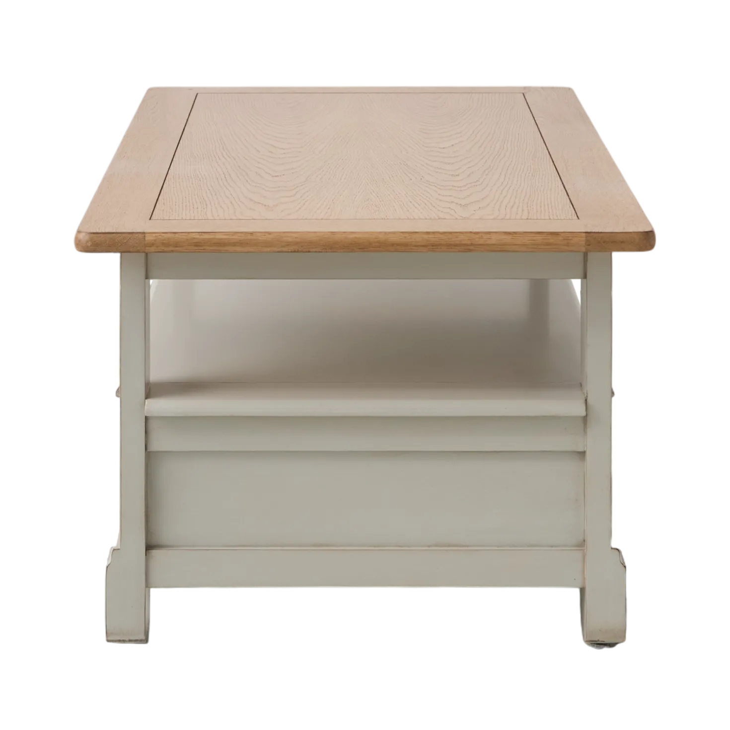 Table basse bois massif 2 tiroirs Embellie