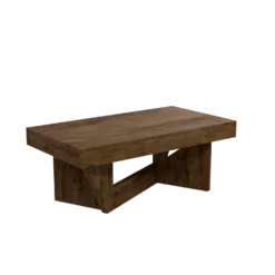 Table basse relevable décor bois Gabriela
