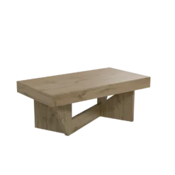 Table basse relevable décor bois Gabriela