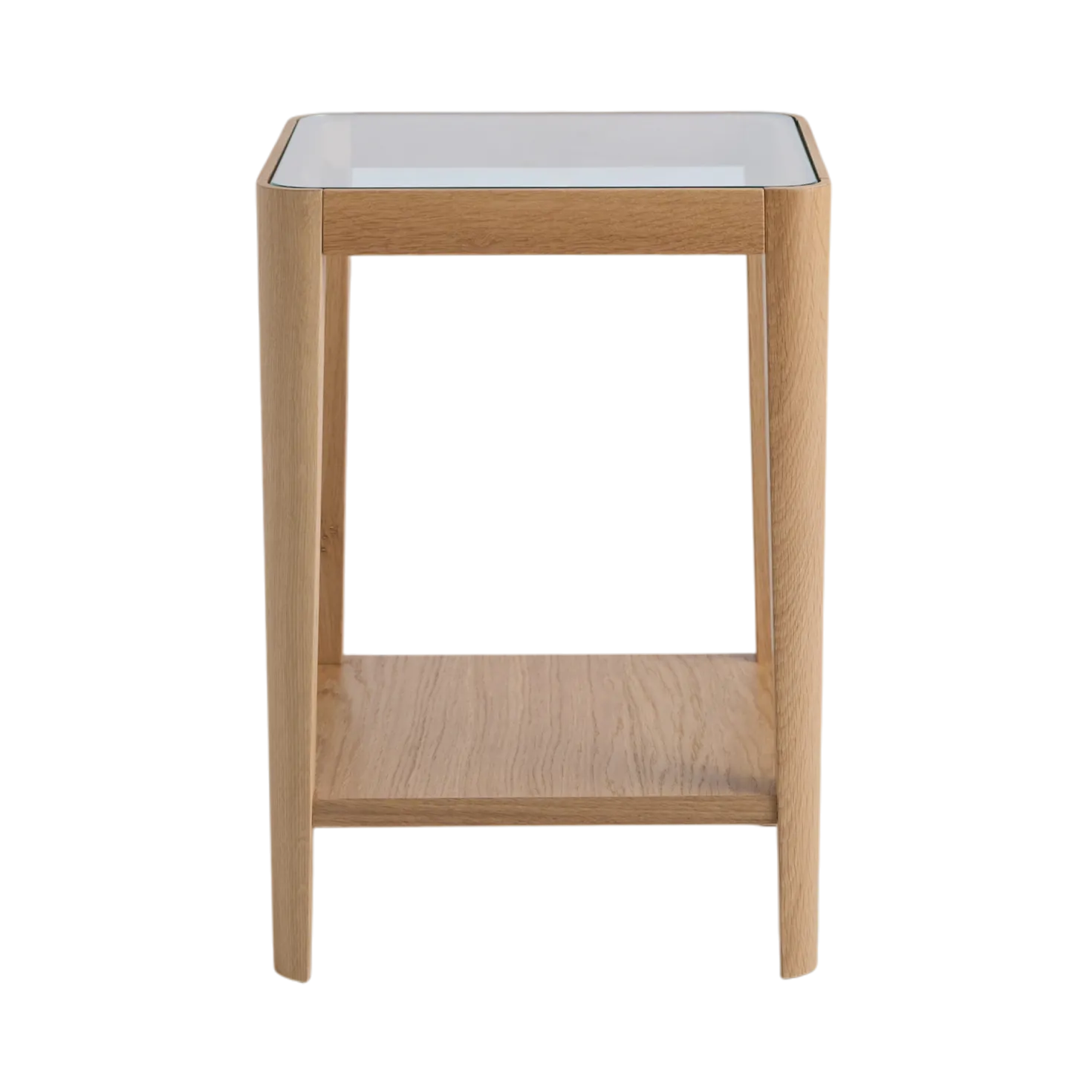 Table d'appoint bois et verre Alice