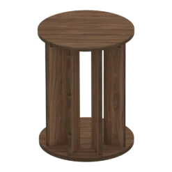 Table d'appoint ronde bois Nora