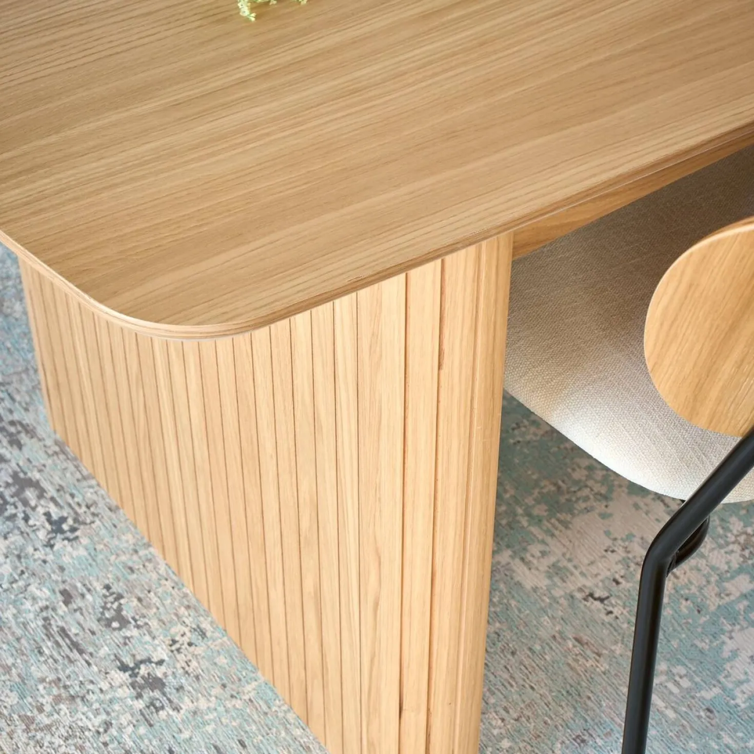 Table à manger extensible bois 6 à 10 personnes Alex