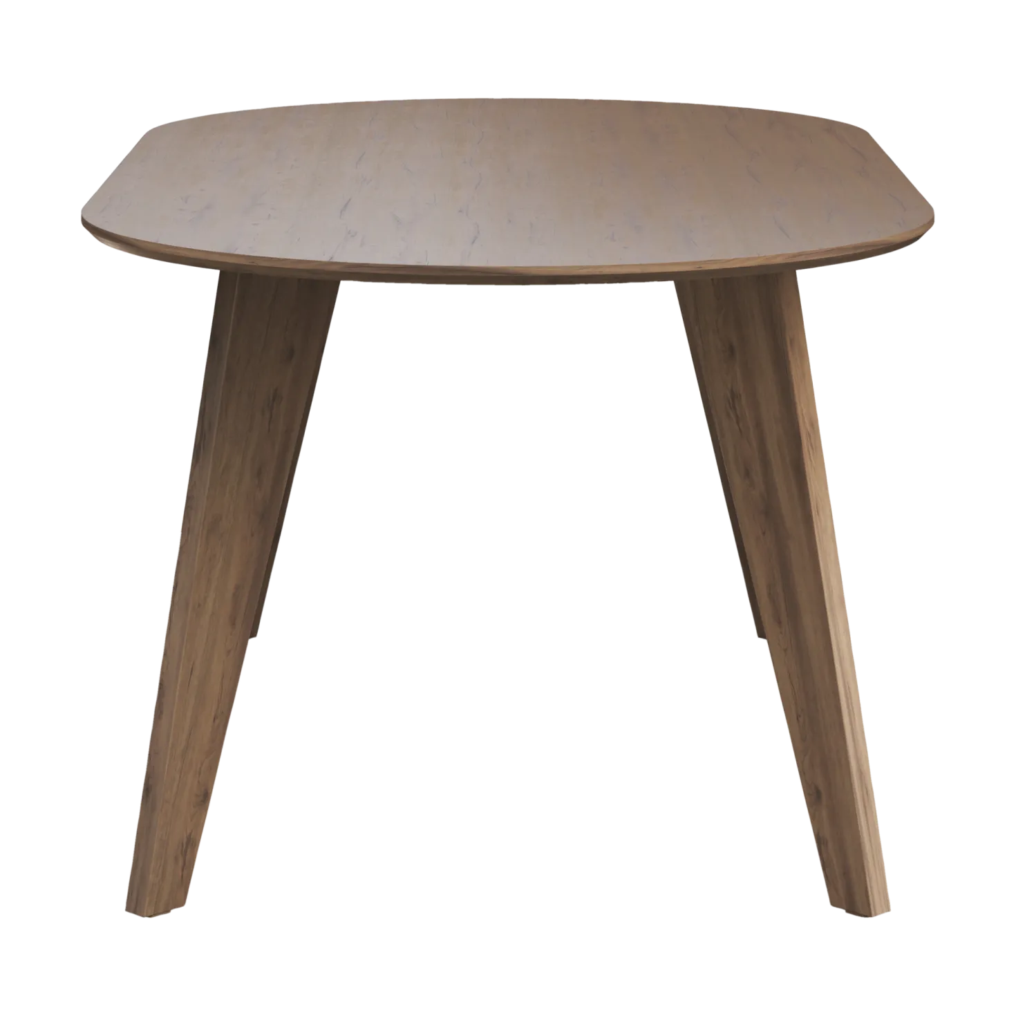 Table à manger ovale bois 6 personnes Lago