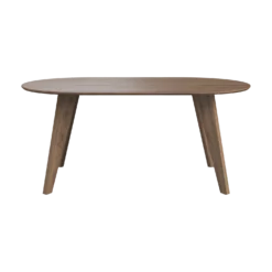 Table à manger ovale bois 6 personnes Lago