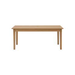 Table à manger rectangulaire extensible bois 6 à 10 personnes Albin