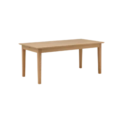 Table à manger rectangulaire extensible bois 6 à 10 personnes Albin
