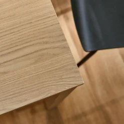 Table à manger rectangulaire extensible décor bois 8 à 10 personnes Simon